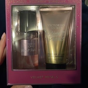 VS body mist and lotion velvet petals
